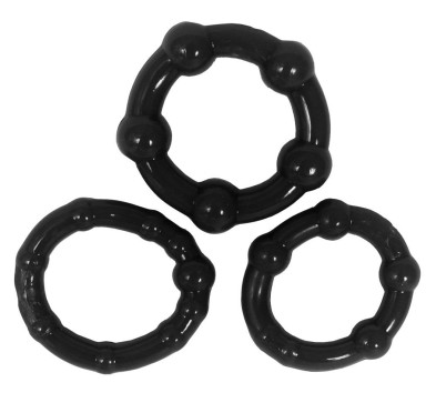 Quickes Pro - Vibrating masturbator + 3 pack cockring